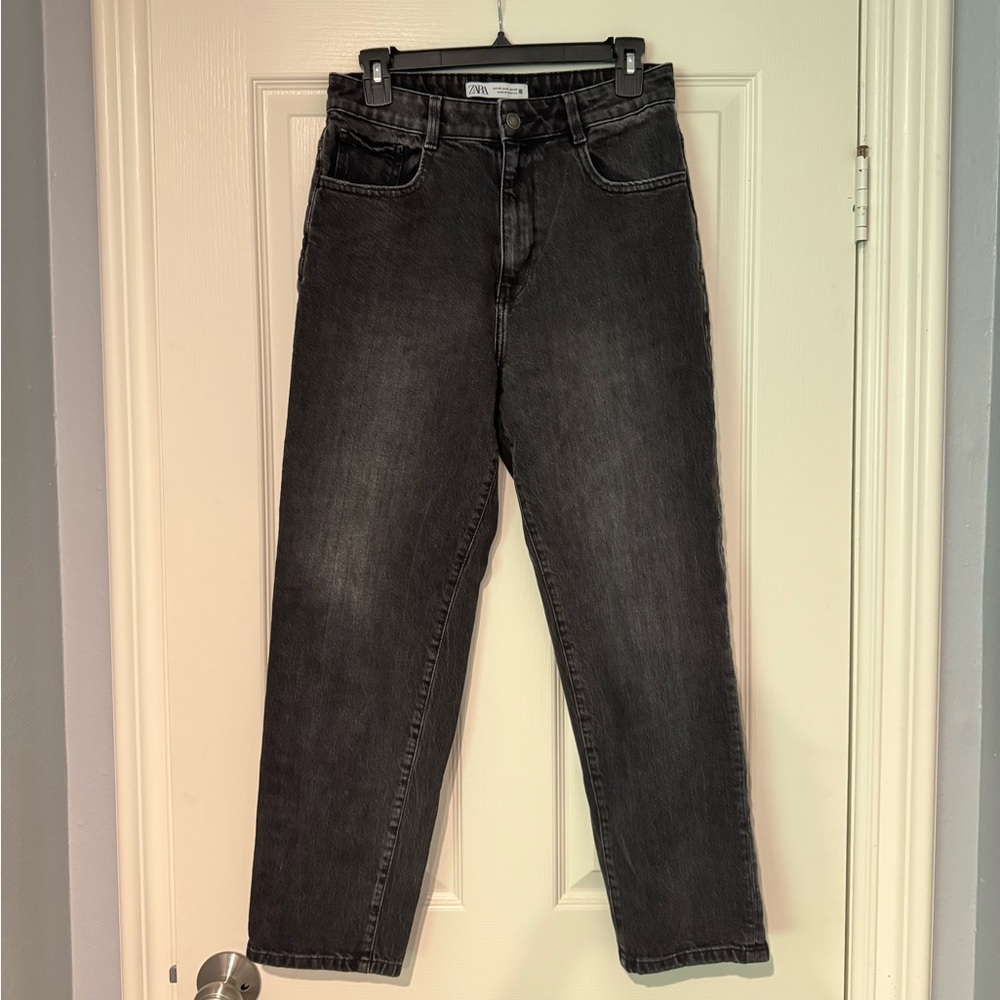Black Zara Mom Jeans
